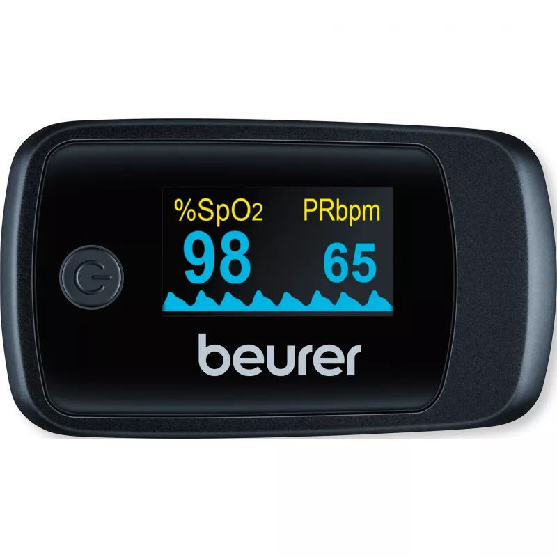 Beurer PO 45 pulssioksimetri, musta