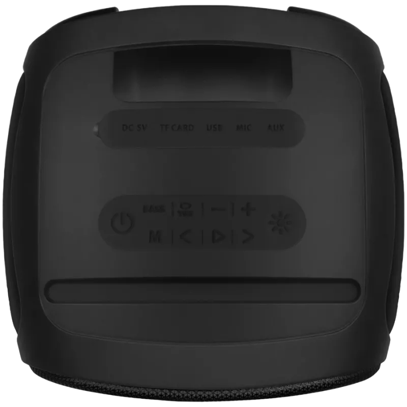 Kaiutin SVEN PS-555, musta, lähtöteho 65 W (RMS), TWS, Bluetooth, USB, microSD, kaukosäädin, litiumakku