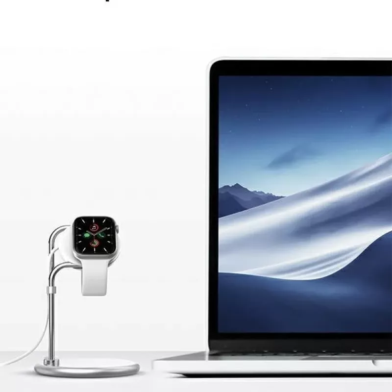 Latausteline Apple Watch SAW-300 induktiivinen hopea