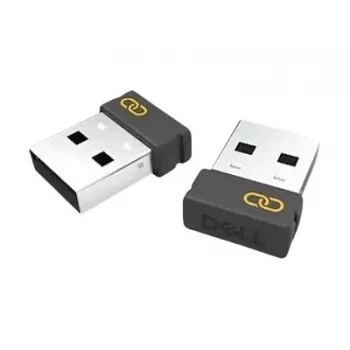 USB-vastaanotin Dell WR3 hiirelle näppäimistölle musta 14 mm 19,7 mm 6,5 mm