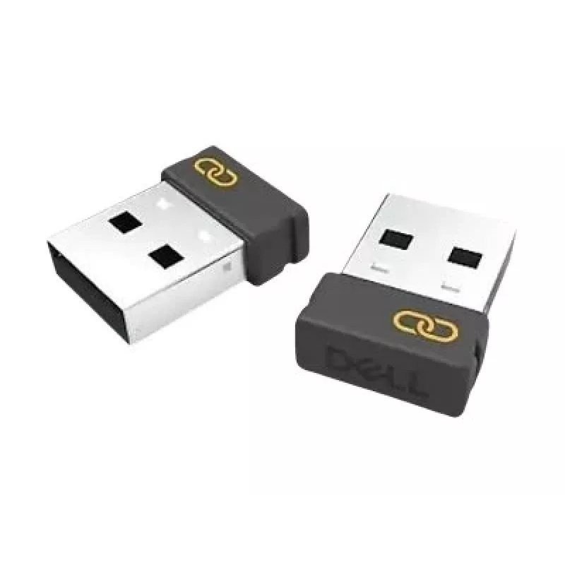 Dell WR3 Secure Link USB-vastaanotin langattomalle hiirelle ja näppäimistölle, RF 2,4 GHz