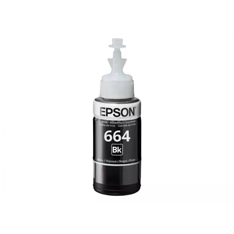 Mustepullo Epson T6641 70ml musta