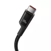Baseus Fish-Eye USB-C–USB-C-pikalatauskaapeli 1 m 100 W musta