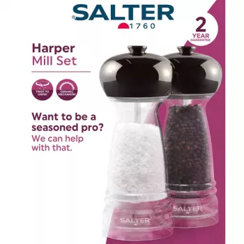 Keittiövaaka Salter BW12949GEU7 Clear harmaa — digitaalinen elintarvikevaaka, kompakti pöytämalli