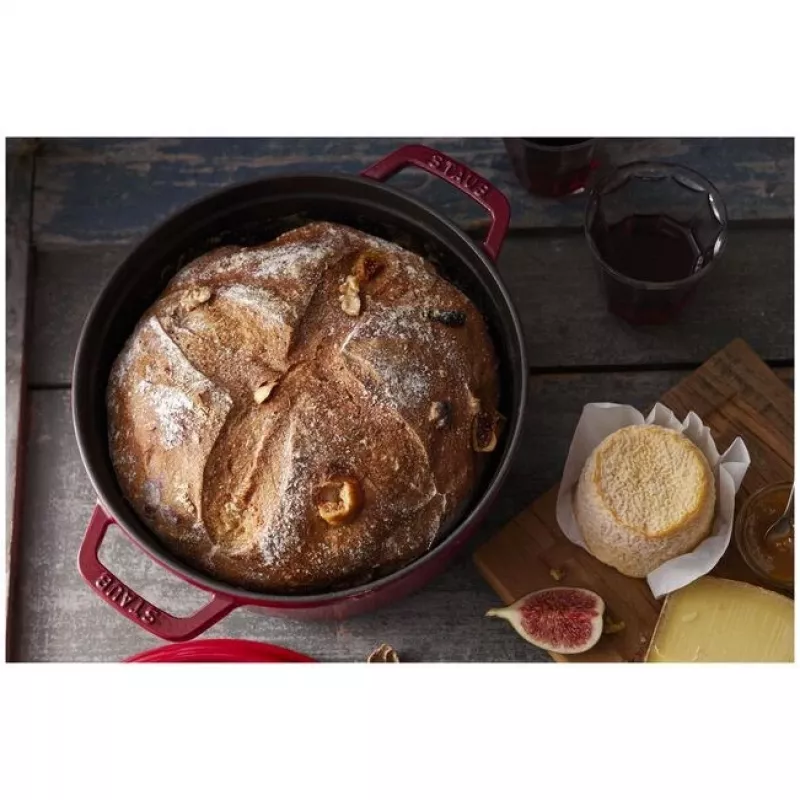 Yksittäinen pata Staub Cocotte 24 cm kirsikka