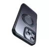 McDodo PC-4932 suojakotelo iPhone 16 Pro sisäänrakennetulla jalustalla, musta