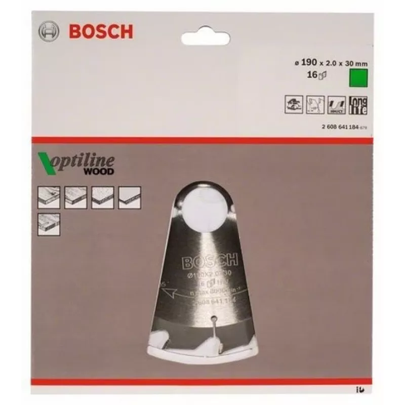 Bosch 2 608 641 184 pyörösahanterä 19 cm 1 kpl