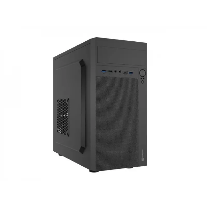 PC-kotelo NATEC Helix Mini Tower musta — microATX/Mini-ITX, 3×3,5