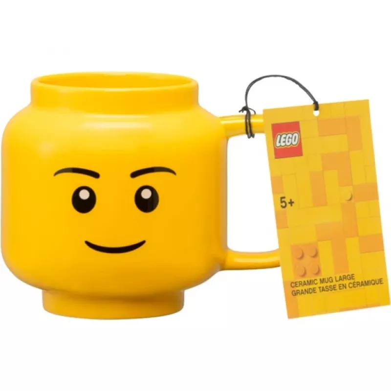 Room Copenhagen LEGO keraaminen muki Boy keltainen (41460800)