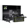 Virtalähde Green Cell AD41P 65W ASUS-kannettaviin, 19V 3,42A, sisäkäyttöön, musta