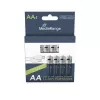 MediaRange MRBAT161 USB-C-ladattavat Li-Ion AA-paristot, 1,5 V, 1400 mAh, 4 kpl