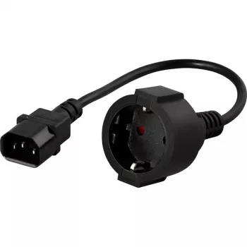 BlueWalker PowerWalker - virtakaapeli - IEC 320 EN 60320 C14 (M) - IEC 320 EN 60320 C13 (W) (91015003)