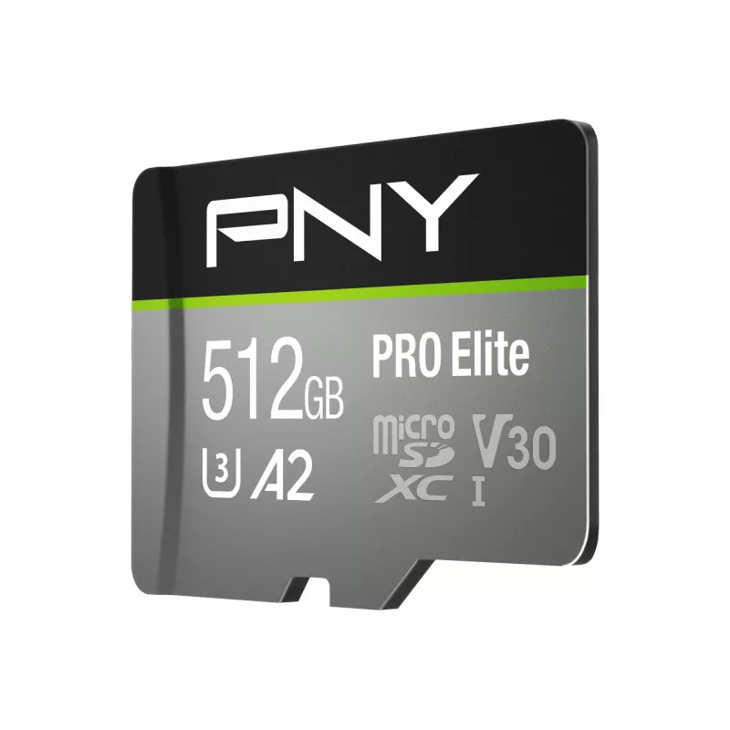 Flash-muisti PNY 512GB microSDXC Class 10 P-SDUX512U3100PRO-GE