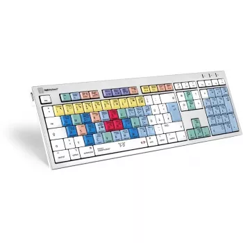 Logickeyboard LKB-CBASE-CWMU-DE toimisto USB QWERTZ saksa monivärinen