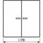 Jung HOME painike 2-kertainen BTLS17102SWM 1 (BTLS17102SWM)
