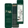 Grafiittikynä Faber-Castell 9000 vihreä Wood 6 kpl