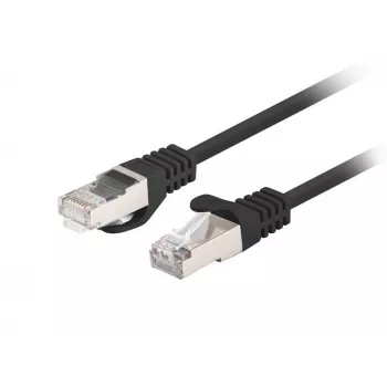 LANBERG verkkokaapeli Cat6 RJ-45–RJ-45, 3 m, F/UTP, CCA-johdin, 250 MHz, musta