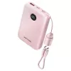 Powerbank Vention FKAP0-C 10000 mAh, 2× USB-C + 1× USB-A, 22,5 W, pinkki