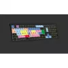 Logickeyboard Avid Media Composer ASTRA 2 taustavalaistu näppäimistö Mac ranska (LKB-MCOM4-A2M-FR)