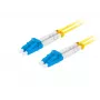 Kuitukaapeli LANBERG FO-LULU-SD11-0030-YE, 3 m, G.657.A1, LC–LC, keltainen