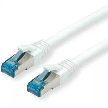 VALUE - patch-kaapeli - RJ-45 (uros) - RJ-45 (uros) - 2 m - SFTP, PiMF - CAT 6a - halogeeniton, valettu, taittumissuojaus, säie - valkoinen (21.99.1972)