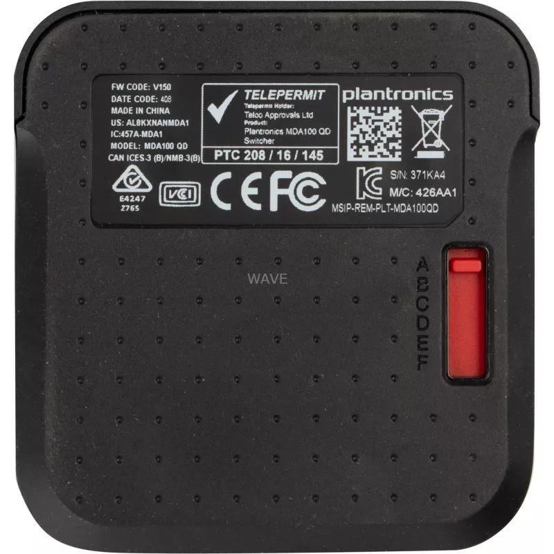 POLY MDA105 QD USB-A -analogiakytkin, alkuperämaa: Kiina