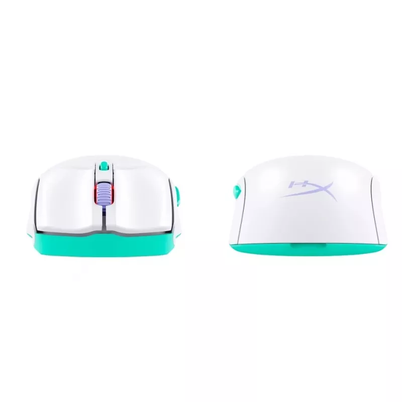 HyperX Pulsefire Haste 2 Core Wls - pelihiiri (Wht/Grn/Pur)