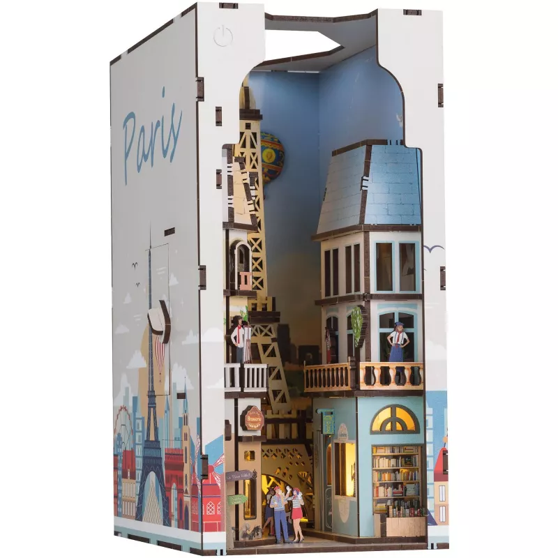 Askartelusarja REVELL Tiny Adventures ”Paris” — pienoismalli paperista, luova harrastus