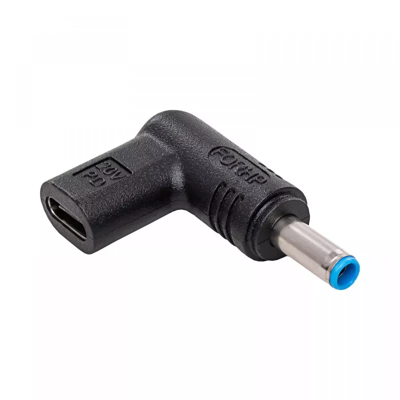 Akyga AK-ND-C09 lataussovitin USB-C - DC 4,5 x 3,0 mm + nasta kannettaviin, 18,5-20 V, 100 W, HP