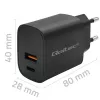 Virtalähde QOLTEC 52377 GaN 30W lähtö 5–20V kannettaville laitteille