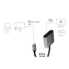 LogiLink CUA0102 USB 3.2 Gen1 Type-C - DisplayPort-kaapeli 0,15 m musta