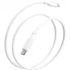 4smarts USB-C / USB-C -silikonikaapeli High Flex 60W 1,5 m valkoinen