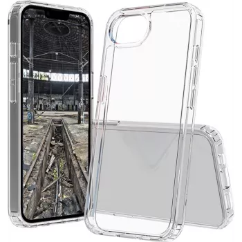 Puhelinkotelo jt berlin Pankow Clear Apple iPhone 16E, sopii jopa 15,4 cm (6,06 tuumaa), läpinäkyvä