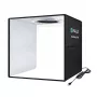 Puluz PU5032B 30 cm varjoton valokuvausteltta LED-valolla, 24-26 lm