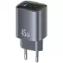Laturi T66 45W CC290 GaN pikalataus hopea