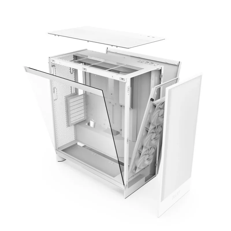 NZXT H7 Flow Midi Tower valkoinen