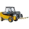 Trukki BRUDER JCB Teletruk lelu — ABS, suositeltu ikä 3+, musta ja keltainen