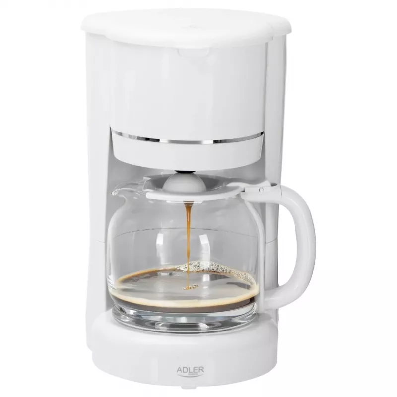 Adler AD 4383w suodatinkahvinkeitin jauhetulle kahville 1,5 L valkoinen