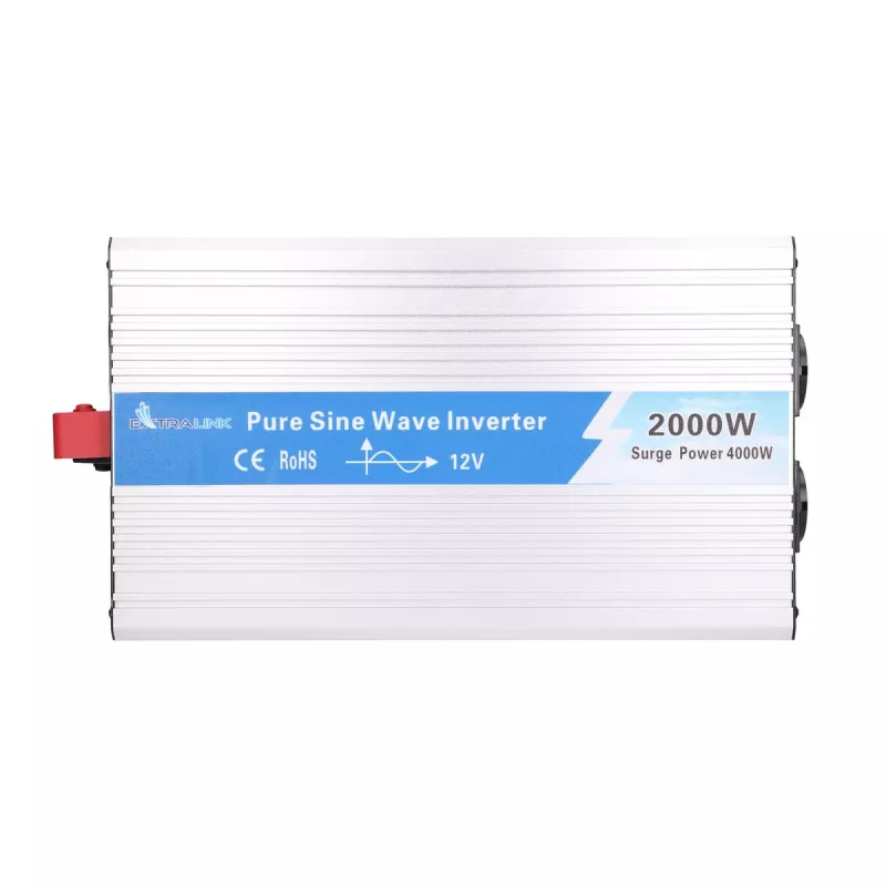Extralink OPIP-2000W | jännitemuunnin | auto 12V, 2000W puhdas siniaalto