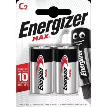 Kertakäyttöparisto Energizer C 1,5 V alkaline 2 kpl:n pakkaus E301533200
