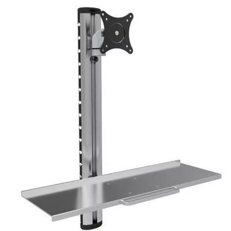Techly ICA-PLW 01 näyttöteline / jalusta 68,6 cm (27 inch) seinä hopea