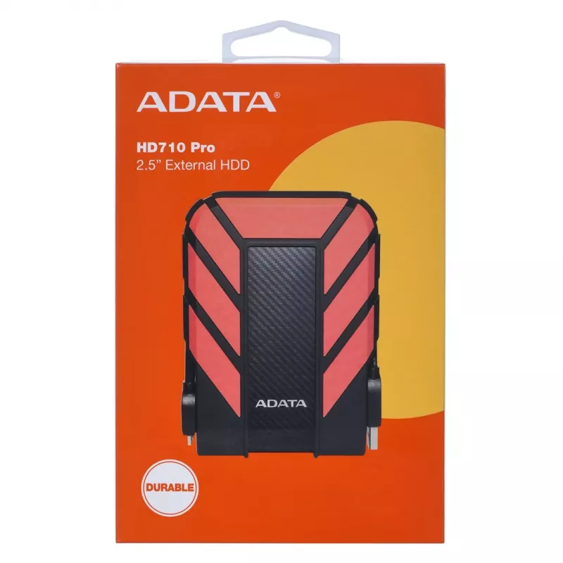 ADATA HD710 Pro ulkoinen kiintolevy 1 TB 2,5 tuuman USB 3.2 Gen 1 (3.1 Gen 1) musta, punainen