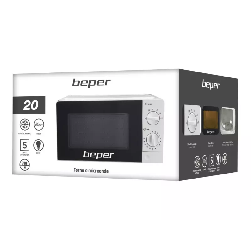 Mikroaaltouuni Beper BF.570, 700 W, 20 l