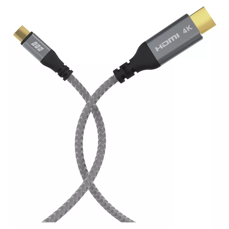 EFB Elektronik USB-C–HDMI-kaapeli 4K30Hz harmaa - Kaapeli - Digitaalinen/data (USB-HDMI-00001)