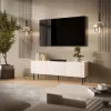 Cama LUCCA 3D TV-taso 165x40x59 cashmere
