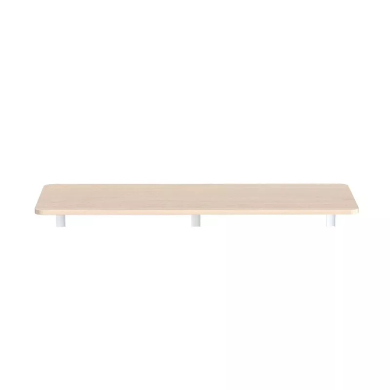 Maclean MC-128WD seinälle kiinnitettävä taittuva hylly, 100×40 cm, puujäljitelmä