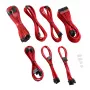 CableMod kaapelisarja C-Series PRO ModMesh RM Black Label CM-PCSR-16P3KIT-NKR-R – punotut virtalähde- ja GPU-kaapelit, ModMesh, punainen