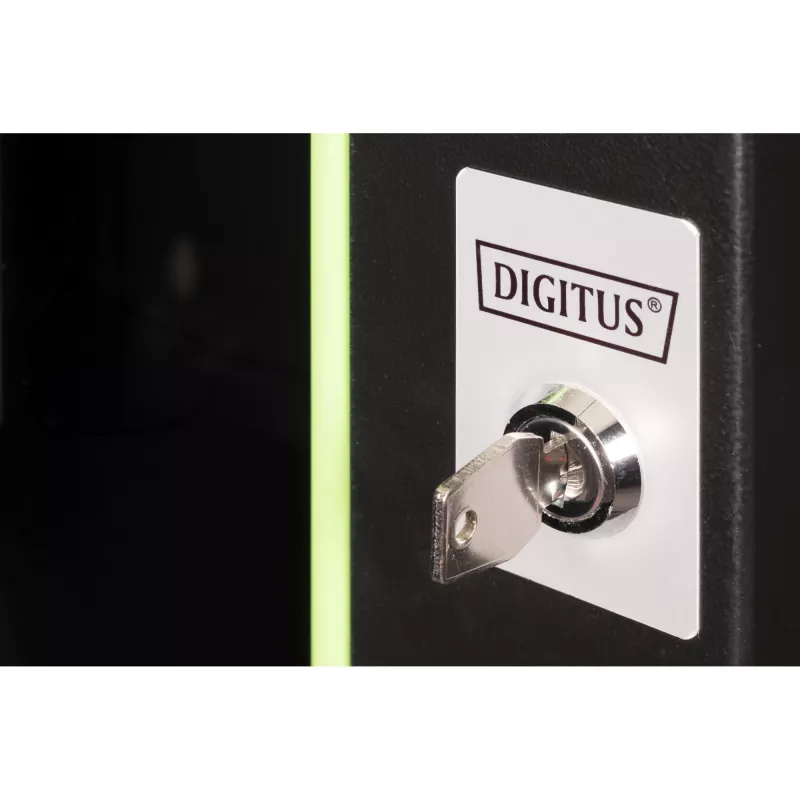 Seinäasennusteline Digitus DN-19 12-U-SW