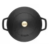 Staub Chistera 40511-472-0 uunipata 28 cm, pyöreä, valurautainen, 3,7 l, musta