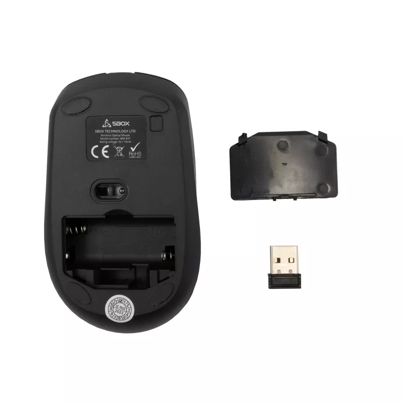 Hiiri SBOX WM-837 musta USB Type-A